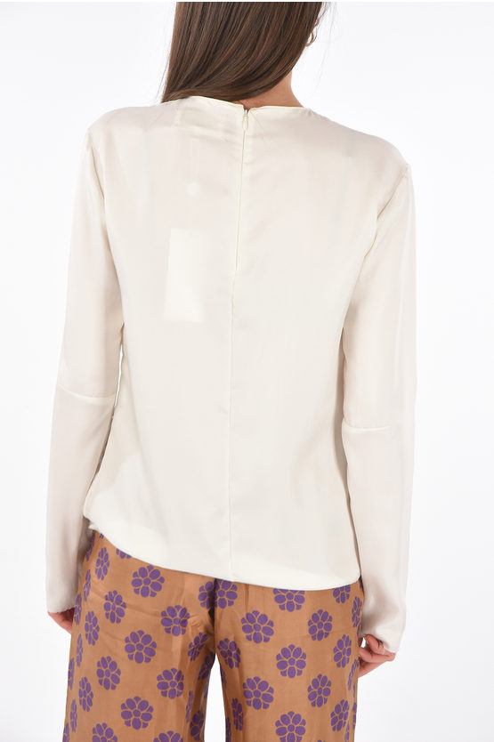  마르지엘라 긴팔 티셔츠 S29NC0426 S48857 100 White - MAISON MARGIELA