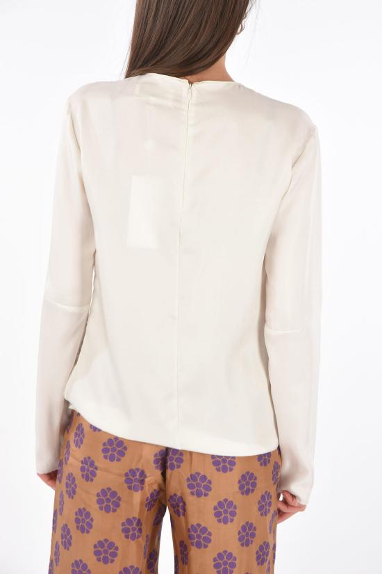  마르지엘라 긴팔 티셔츠 S29NC0426 S48857 100 White - MAISON MARGIELA