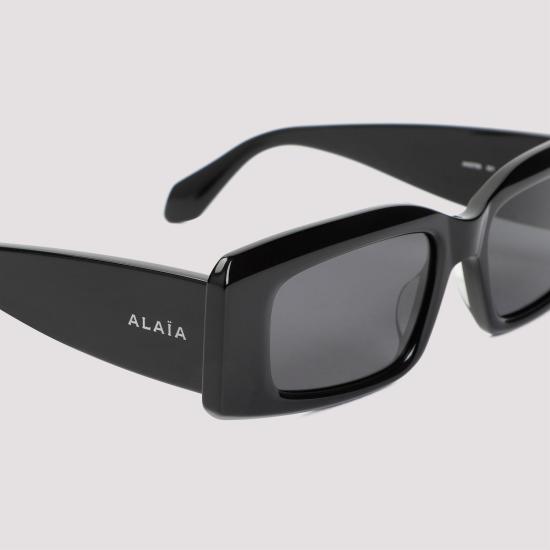25SS 알라이아 선글라스 AA0078S 001 BLACK BLACK GREY - ALAIA
