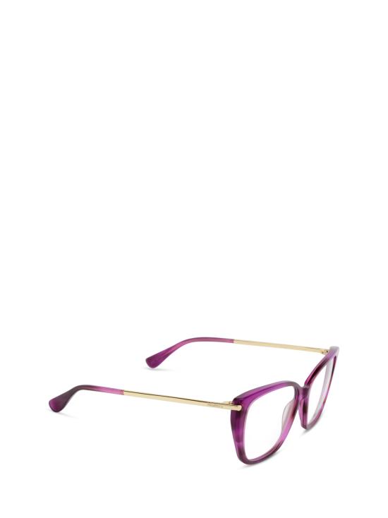 26FW 막스마라 안경 MM5007 083 VIOLET STRIPED SHINY PALE GOLD - MAX MARA