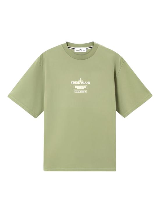 25FW 스톤 아일랜드 반팔 티셔츠 K2S152100037 S0193V0055 Sage - STONE ISLAND
