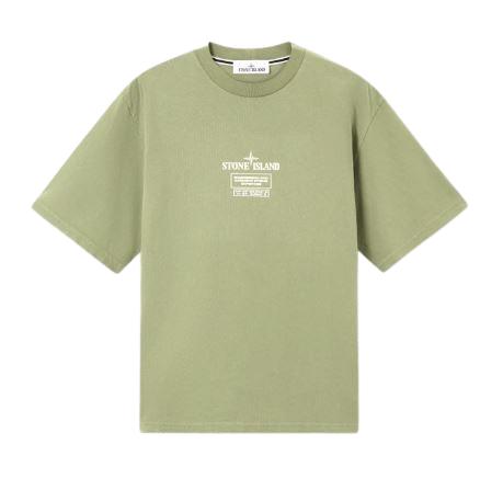 25FW 스톤 아일랜드 반팔 티셔츠 K2S152100037 S0193V0055 Sage
