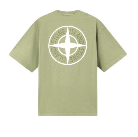 25FW 스톤 아일랜드 반팔 티셔츠 K2S152100037 S0193V0055 Sage - STONE ISLAND