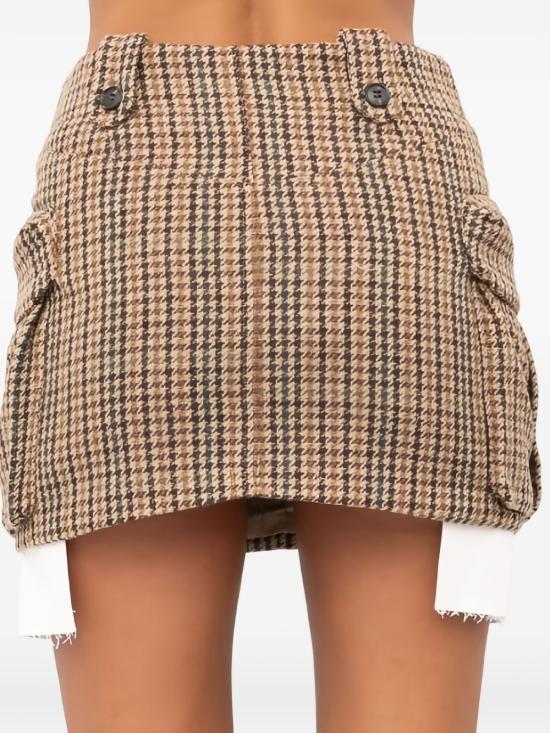 25FW 엘레 미디 스커트 EFW250074 MARRON - ELEH