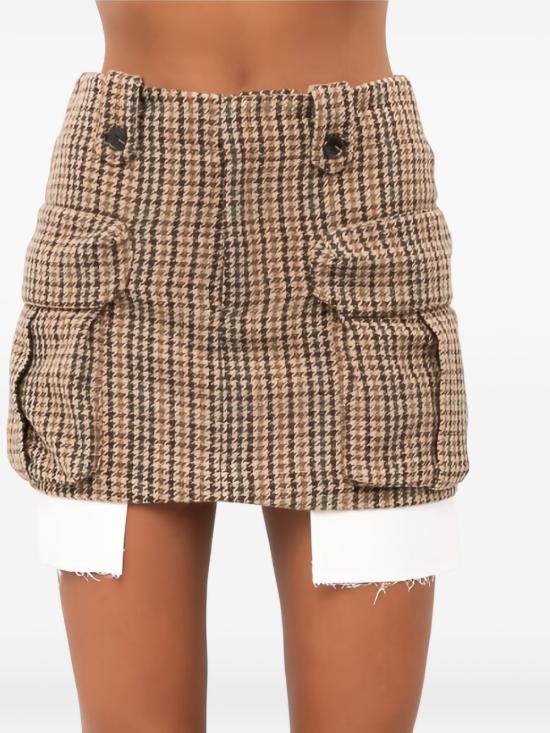 25FW 엘레 미디 스커트 EFW250074 MARRON - ELEH