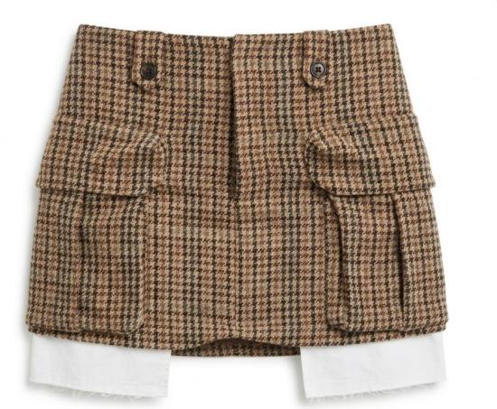 25FW 엘레 미디 스커트 EFW250074 MARRON