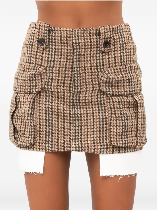 25FW 엘레 미디 스커트 EFW250074 MARRON - ELEH