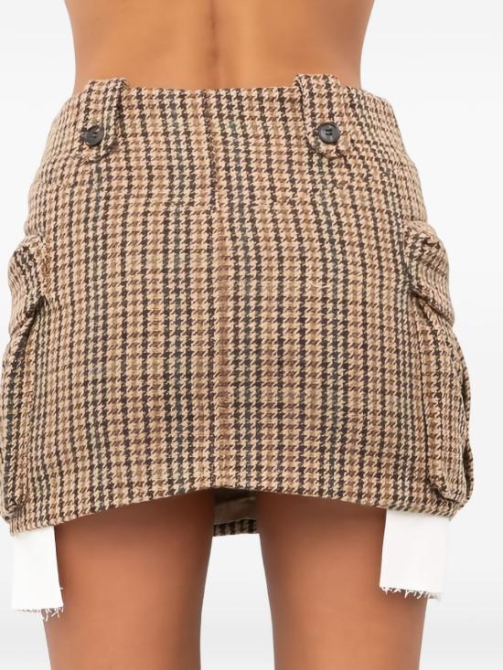 25FW 엘레 미디 스커트 EFW250074 MARRON - ELEH