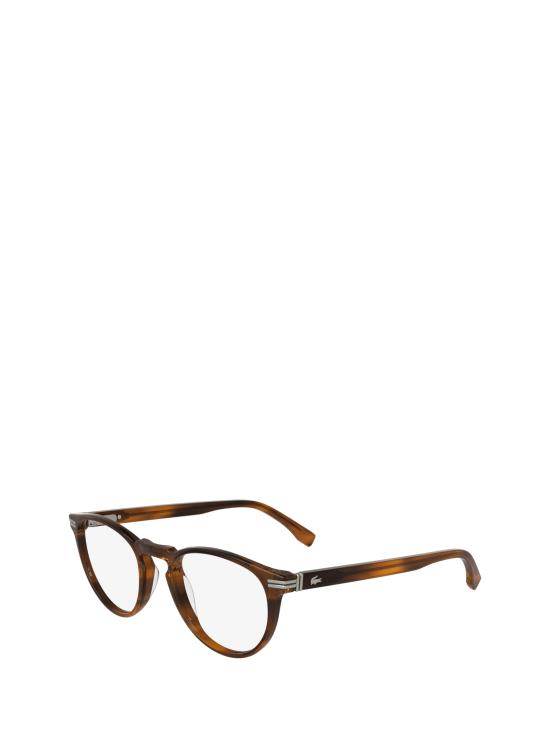 25FW 라코스테 안경 L2966 210 STRIPED BROWN - LACOSTE