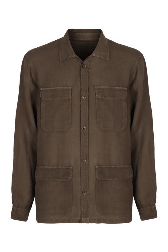 25SS 에르노 긴팔 셔츠 FI000123U17140 7745 GREEN