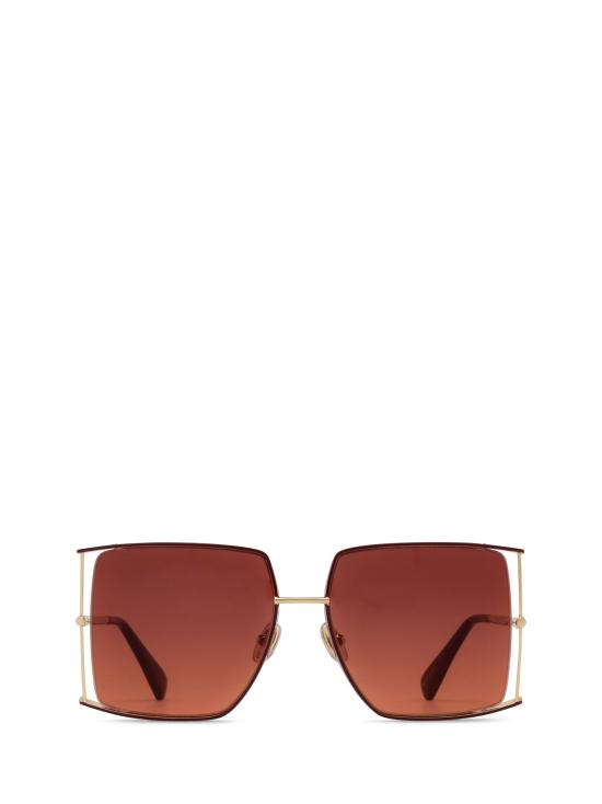 26FW 막스마라 선글라스 MM0120 71F SHINY BORDEAUX PALE GOLD