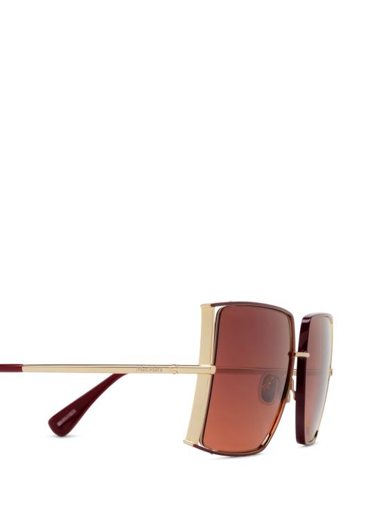 26FW 막스마라 선글라스 MM0120 71F SHINY BORDEAUX PALE GOLD - MAX MARA