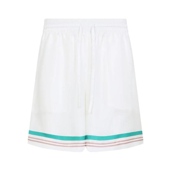 25FW 카사블랑카 숏팬츠 TR 012 06 WHITE