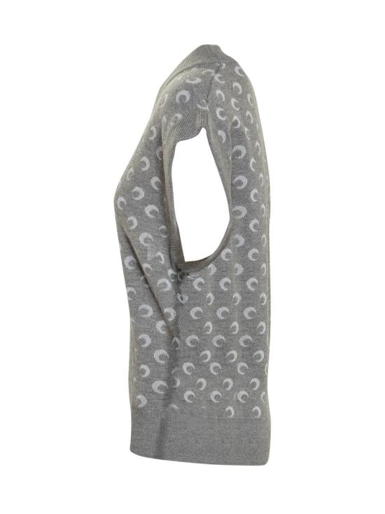 25FW 마린세르 니트 베스트 UTK004ACKNI0530 GR60 GREY - MARINE SERRE