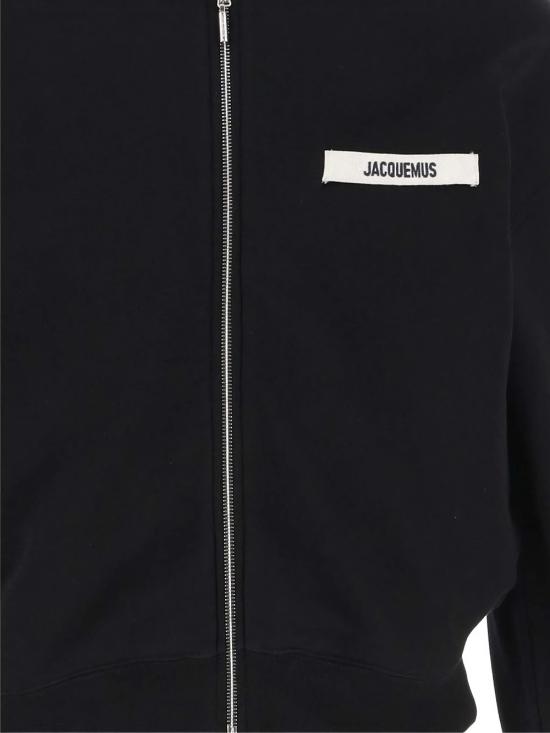 25FW 자크뮈스 후드 티셔츠 24HHOM00257AJ00126 BLACK 990 - JACQUEMUS