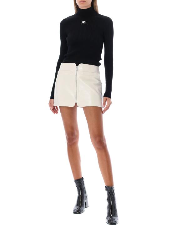 25FW 쿠레쥬 스웨터 PERMPU022FI0001 9999 Nero - COURREGES