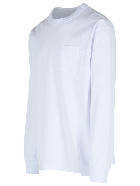 25SS 사카이 긴팔 티셔츠 03627M101 White - SACAI