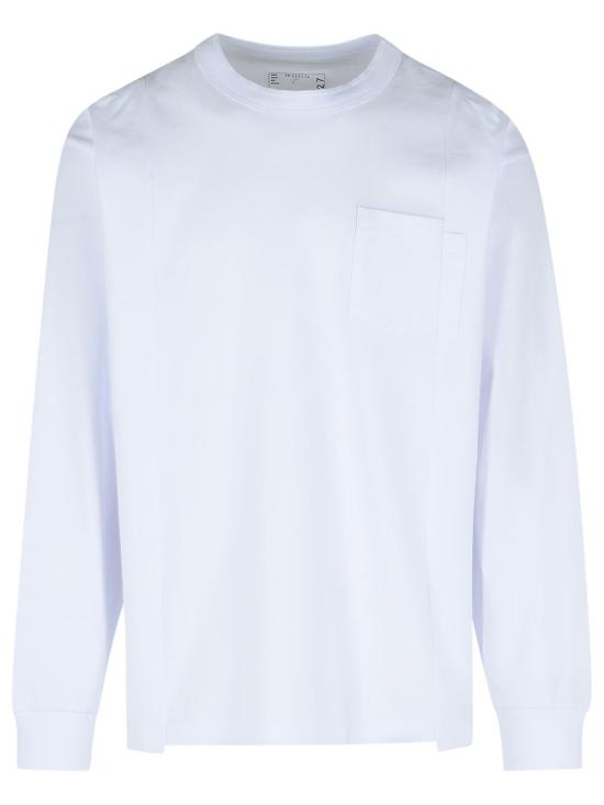 25SS 사카이 긴팔 티셔츠 03627M101 White
