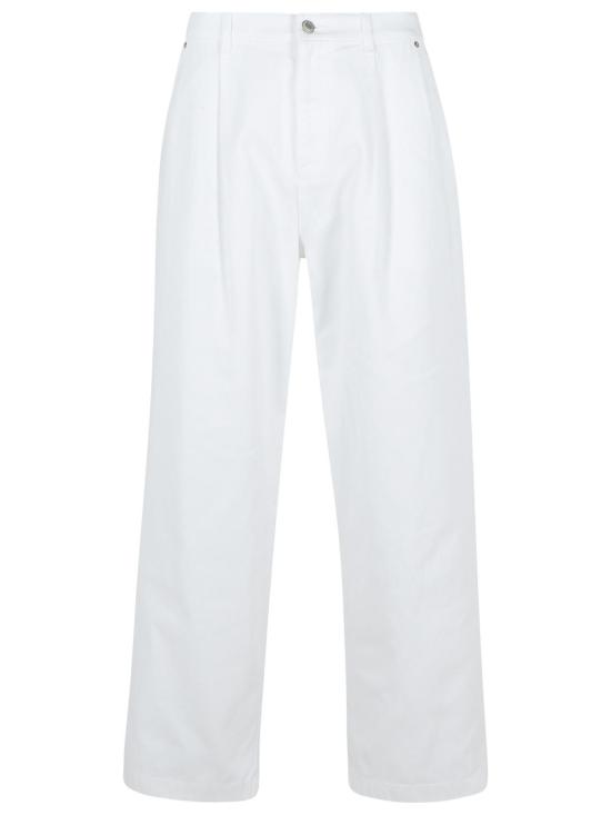 25SS 모스키노 스트레이트 팬츠 A0333 02270001 White