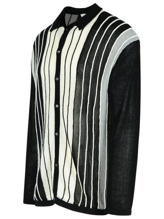 25SS 라니우스 가디건 S5LAMASI097110 Black - LANEUS