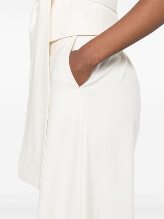 25FW 막스마라 스트레이트 팬츠 21136011600005 WHITE - MAX MARA