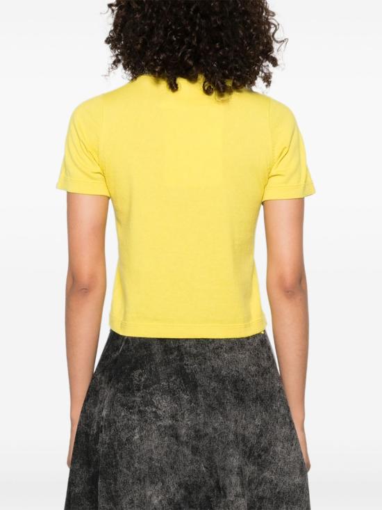 25FW 익스트림캐시미어 반팔 티셔츠 TINASUNNY YELLOW - EXTREME CASHMERE