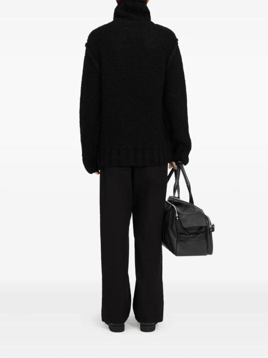 25FW MM6 메종마르지엘라 터틀넥 SH2HA0008M13166 900 BLACK - MM6 MAISON MARGIELA