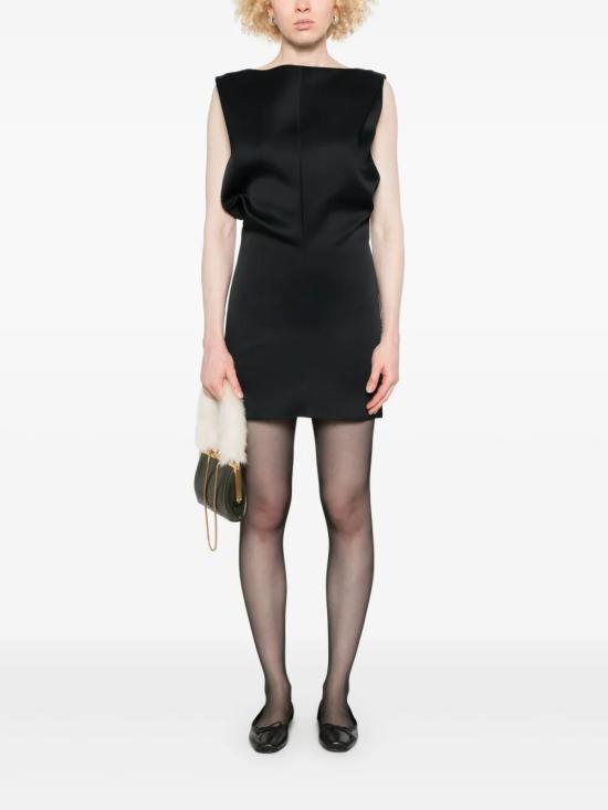 25FW 케이트 숏 원피스 55164070 200 BLACK - KHAITE