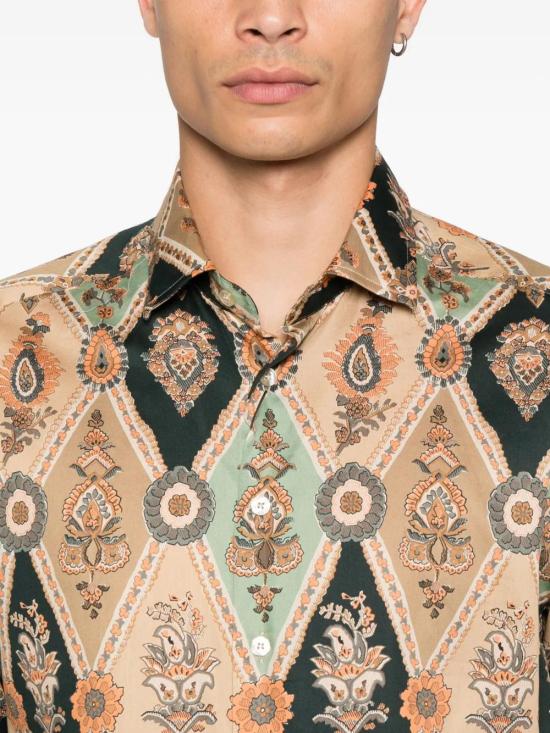 25FW 에트로 긴팔 셔츠 MRIB000199SA5L4 X0820 PRINT ON BEIGE BASE - ETRO