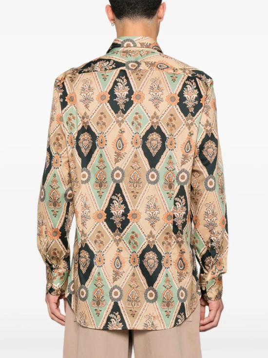 25FW 에트로 긴팔 셔츠 MRIB000199SA5L4 X0820 PRINT ON BEIGE BASE - ETRO