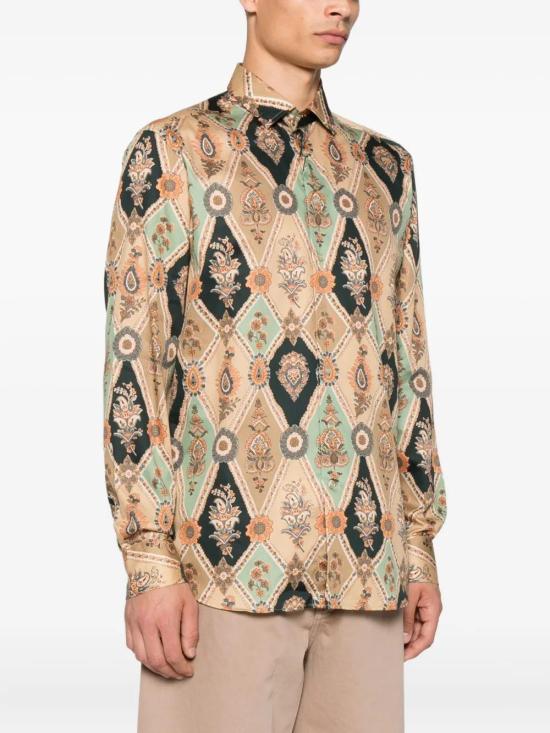 25FW 에트로 긴팔 셔츠 MRIB000199SA5L4 X0820 PRINT ON BEIGE BASE - ETRO