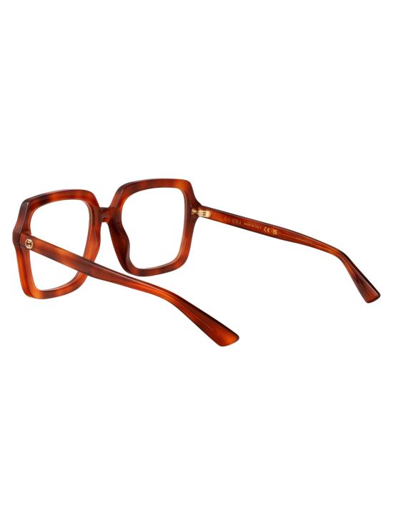 25SS 구찌 안경 GG1318O 002 HAVANA HAVANA TRANSPARENT - GUCCI