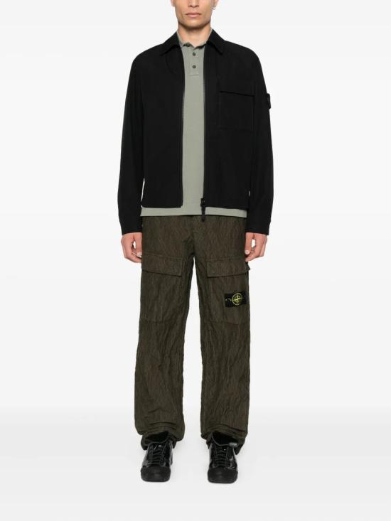 25FW 스톤 아일랜드 긴팔 셔츠 K2S151200018S00F1 V0029 BLACK - STONE ISLAND
