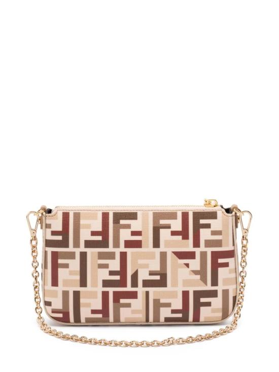 25FW 펜디 FF 패브릭 체인 바게트 파우치 8BS073AV1Y F1TVK MULTICOLOUR - FENDI
