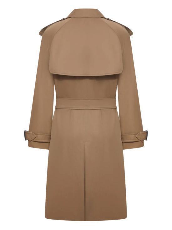 25FW 버버리 롱 개버딘 체스트우드 트렌치코트  8113612 BROWN - BURBERRY