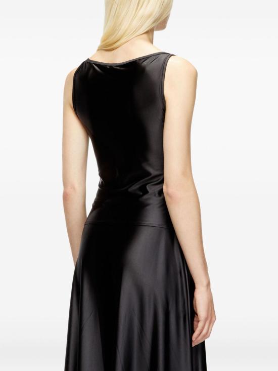 25FW 디젤 민소매 티셔츠 A184290PKAT9XX BLACK - DIESEL