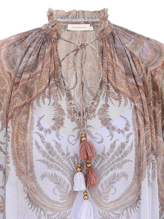 25FW 짐머만 블라우스 0991TF251LPSL LILAC - ZIMMERMANN