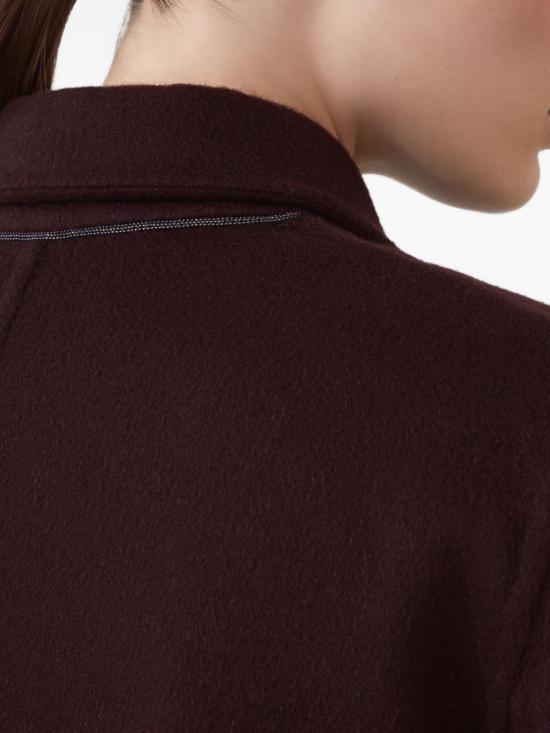 25FW 브루넬로 쿠치넬리 코트 MD5039895C4243 BORDEAUX - BRUNELLO CUCINELLI