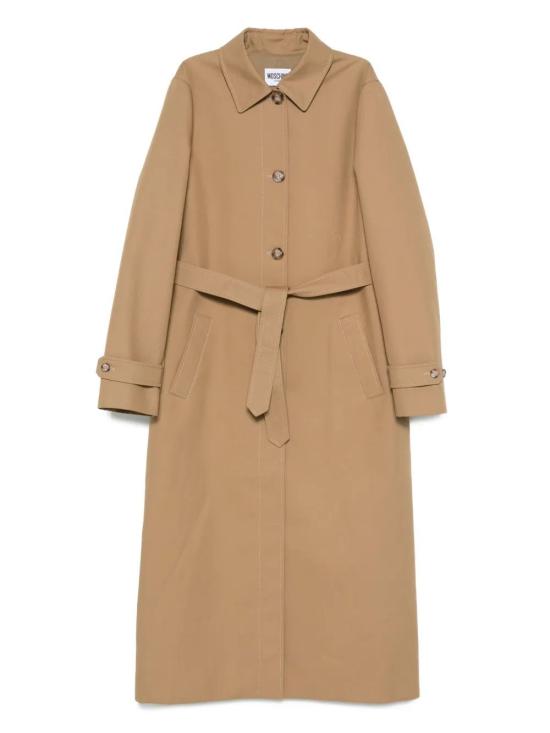 25FW 모스키노 코트 252K106058219 0084BROWN