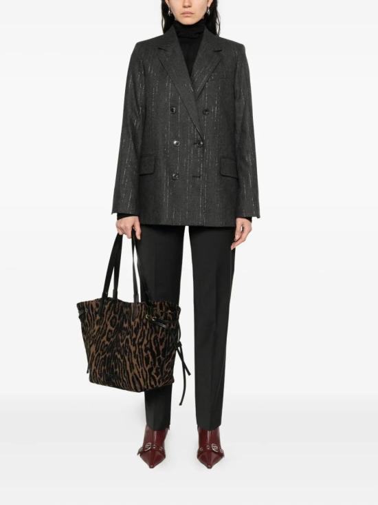 25FW 알베르타 페레티 스트레이트 팬츠 252U03136635 0509GREY - ALBERTA FERRETTI