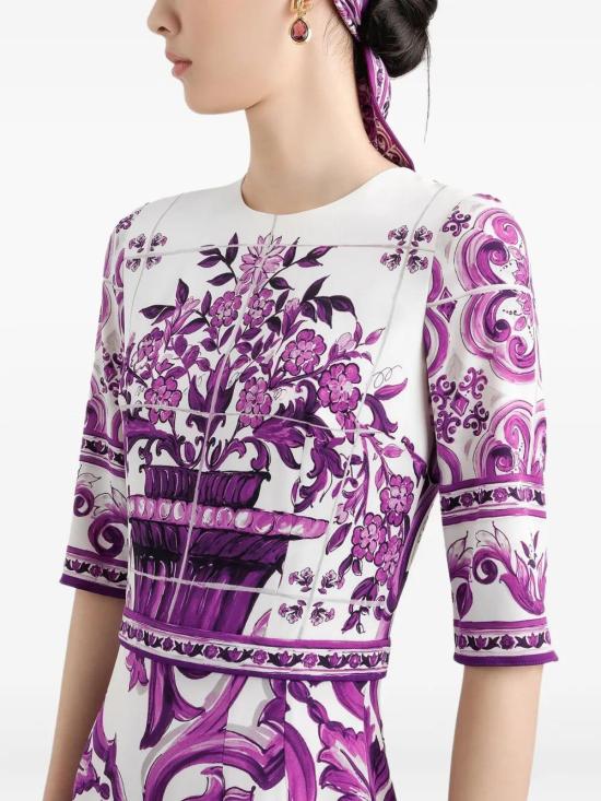 25FW 돌체앤가바나 미디 원피스 F6EAJTHPAEL IP3TN - DOLCE & GABBANA