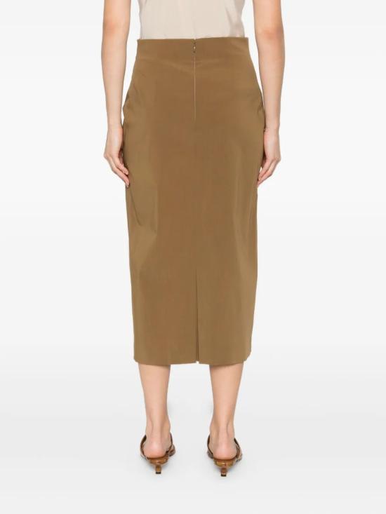 25FW 알베르타 페레티 미디 스커트 252U01036639 0434GREEN - ALBERTA FERRETTI