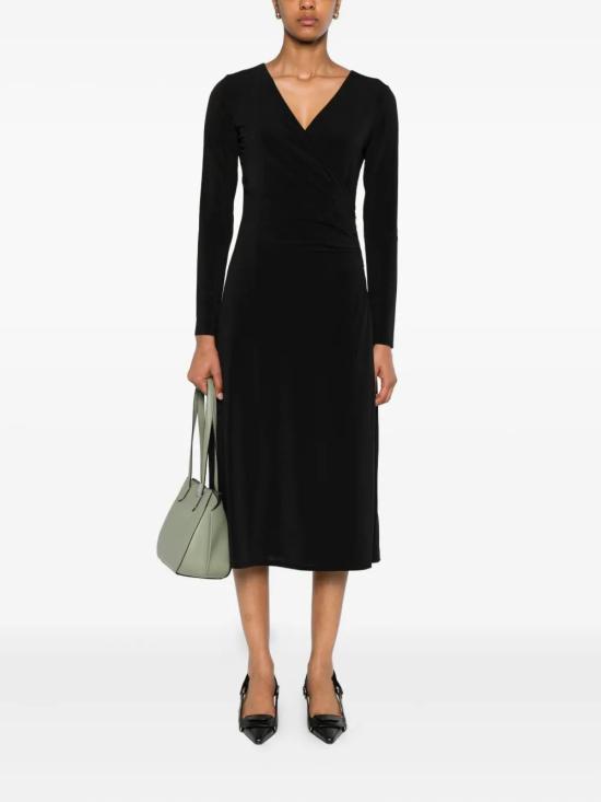 25FW 칼라거펠트 미디 원피스 A3W13042 999BLACK - KARL LAGERFELD