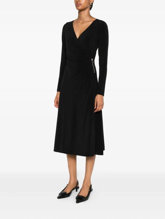 25FW 칼라거펠트 미디 원피스 A3W13042 999BLACK - KARL LAGERFELD