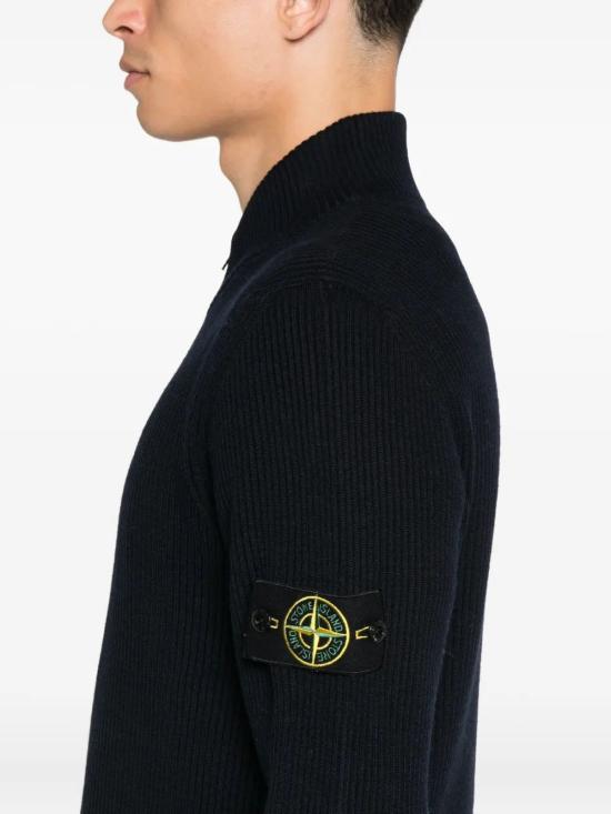 25FW 스톤 아일랜드 집업 니트 K2S155100006S00C2 V0020NAVYBLUE - STONE ISLAND