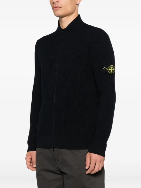 25FW 스톤 아일랜드 집업 니트 K2S155100006S00C2 V0020NAVYBLUE - STONE ISLAND