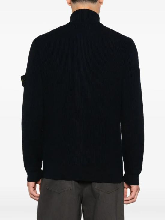 25FW 스톤 아일랜드 집업 니트 K2S155100006S00C2 V0020NAVYBLUE - STONE ISLAND