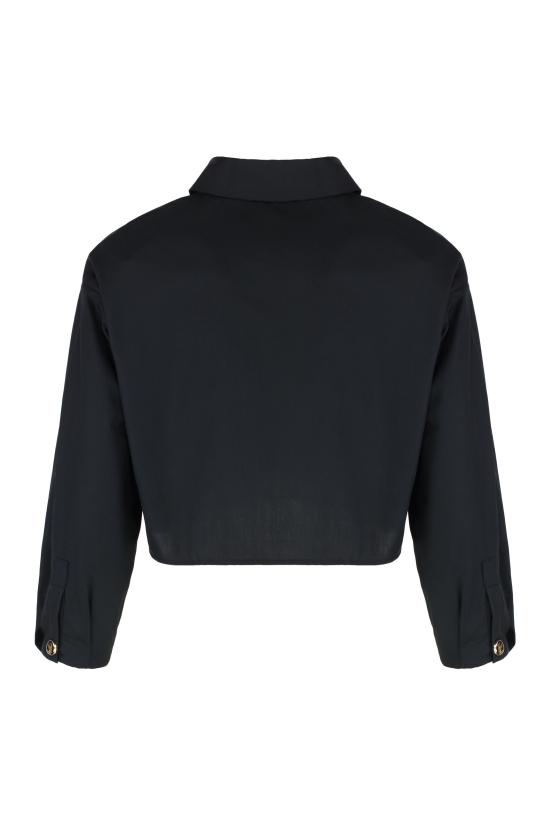 25SS 엘리자베타프랜치 반팔 티셔츠 CA050NERO black - ELISABETTA FRANCHI