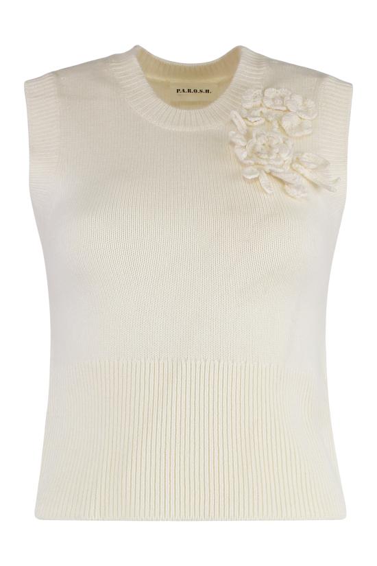 25FW 파로쉬 베스트 D500711RLOIRA002 panna