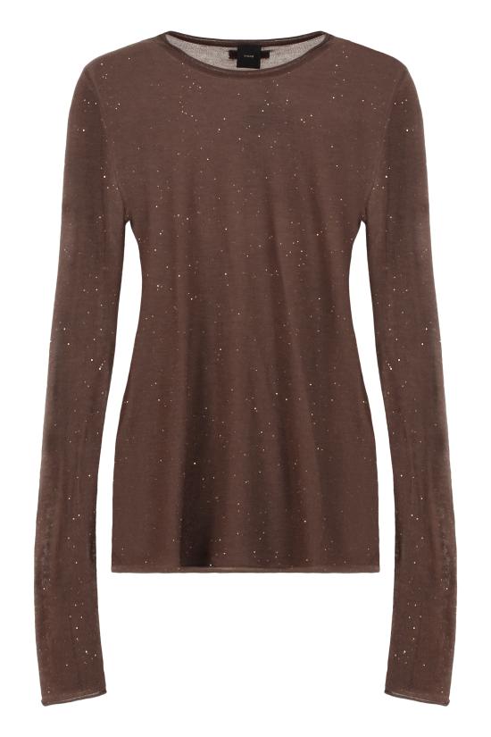 25FW 핑코 긴팔 티셔츠 105398A2PML73 brown